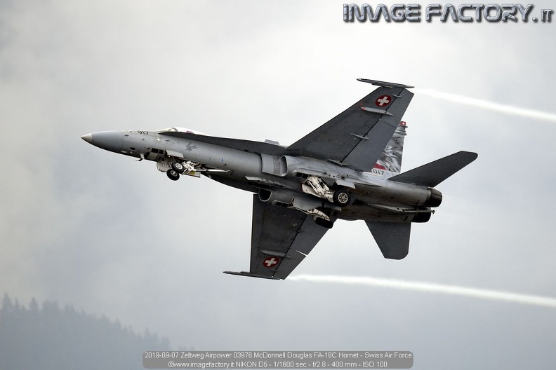 2019-09-07 Zeltweg Airpower 03976 McDonnell Douglas FA-18C Hornet - Swiss Air Force.jpg